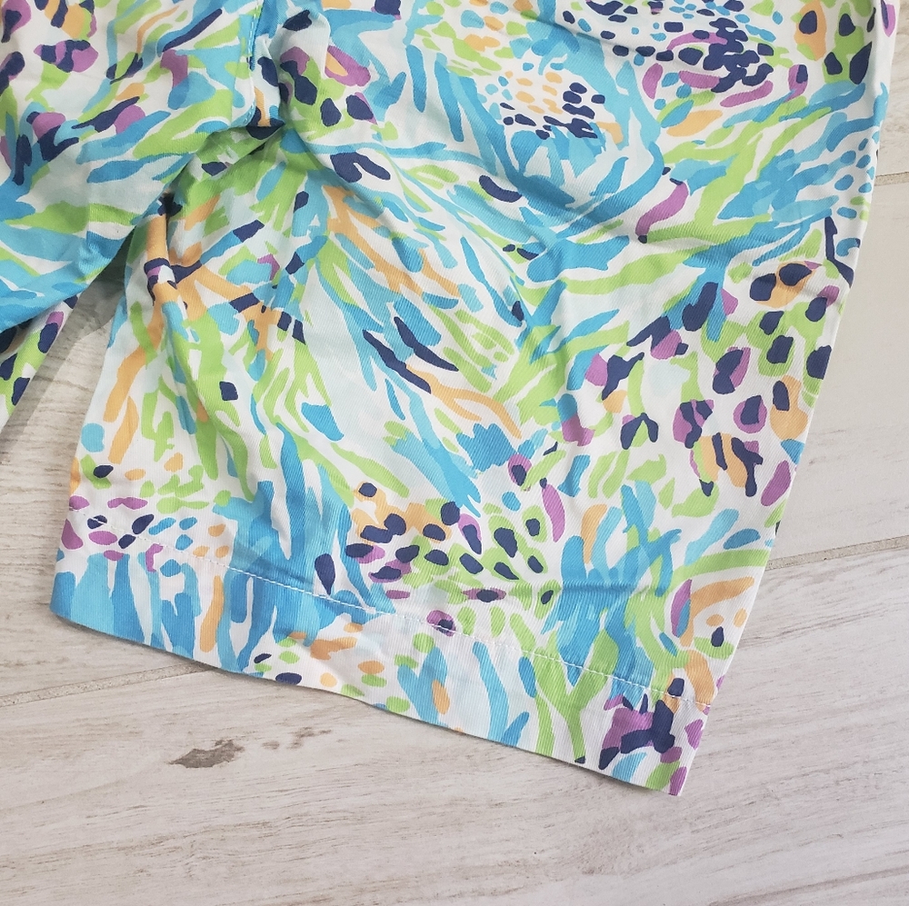 Lilly Pulitzer Sea Soirée Chipper shorts Size 2  Sea blue - Picture 10 of 13